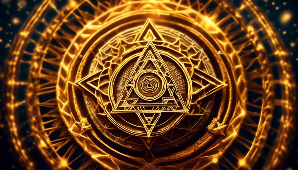 sacred geometric symbol sri yantra