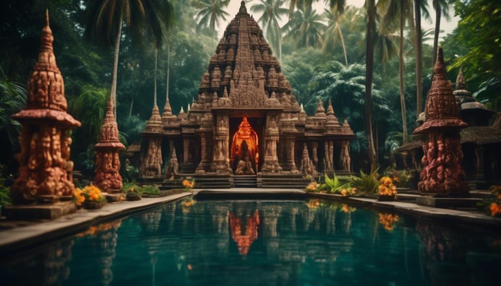 Erkundung tantrischer Tempel: Architektur und heiliger Spa